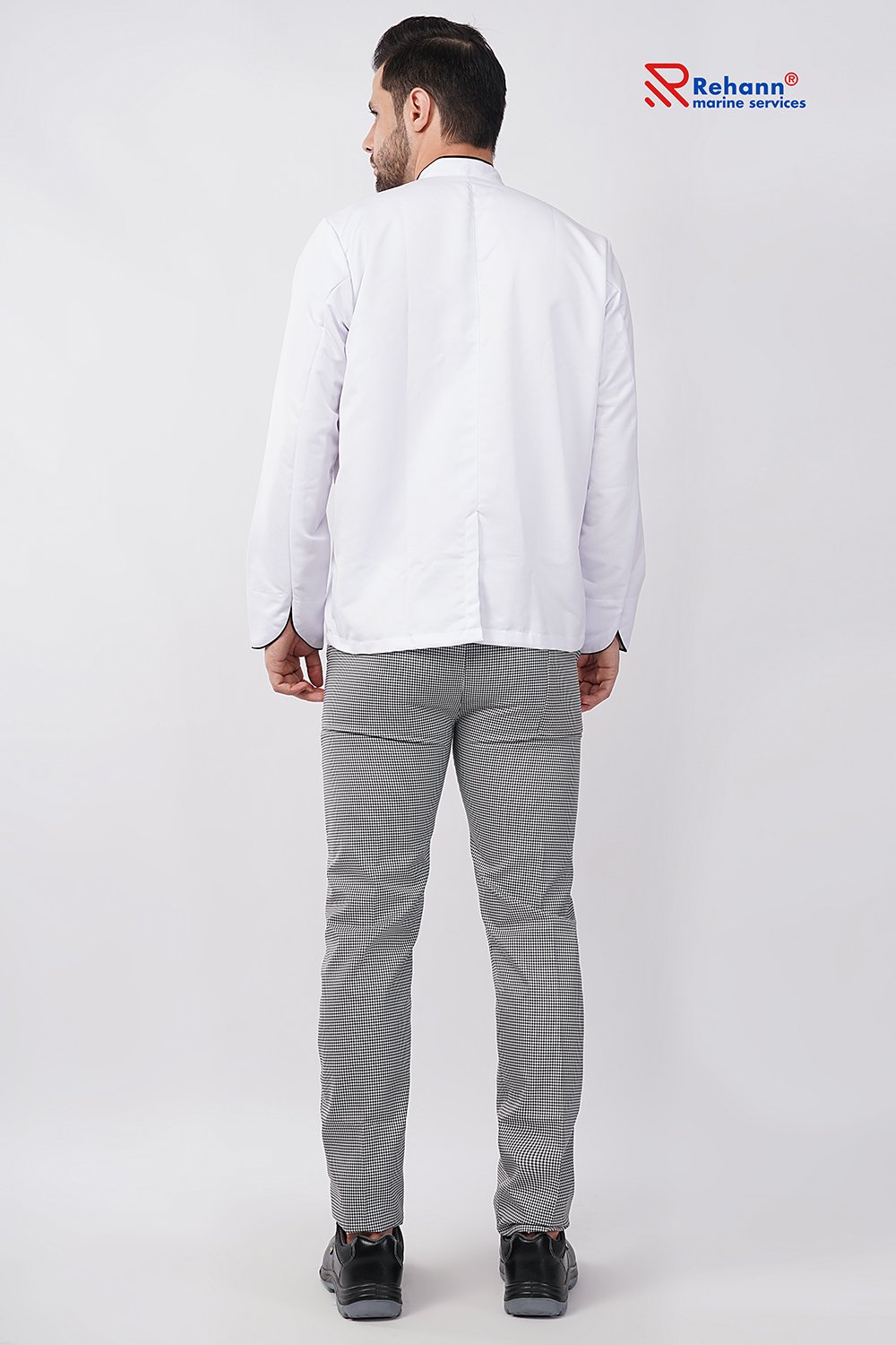 Marine Safety wear online GALLY UNIFORM Set - Cheff Coat + Pant + Cook Cap - Image 6